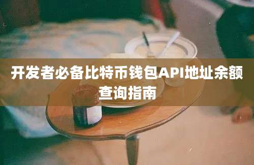 开发者必备比特币钱包API地址余额查询指南