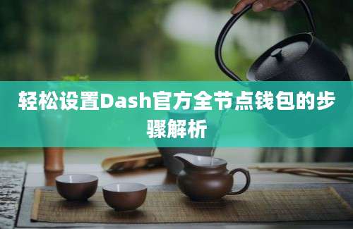 轻松设置Dash官方全节点钱包的步骤解析