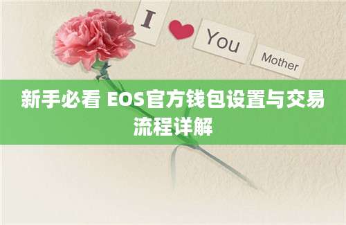 新手必看 EOS官方钱包设置与交易流程详解