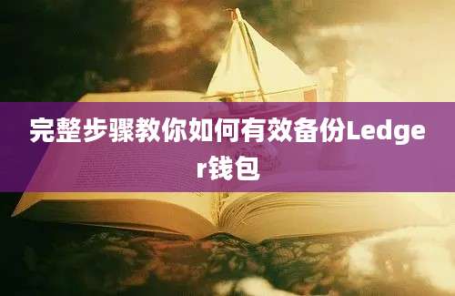 完整步骤教你如何有效备份Ledger钱包