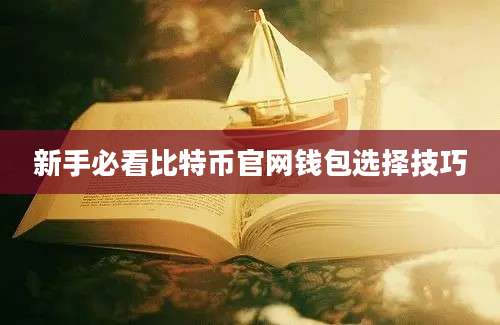 新手必看比特币官网钱包选择技巧