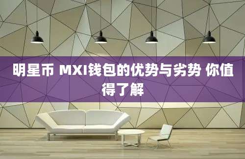 明星币 MXI钱包的优势与劣势 你值得了解