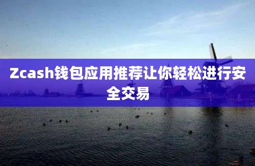 Zcash钱包应用推荐让你轻松进行安全交易