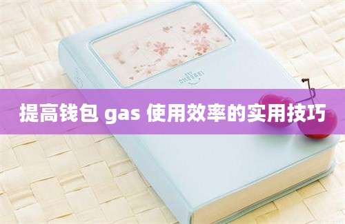 提高钱包 gas 使用效率的实用技巧