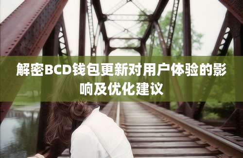 解密BCD钱包更新对用户体验的影响及优化建议