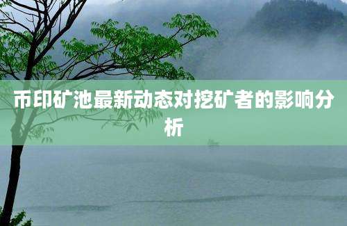 币印矿池最新动态对挖矿者的影响分析