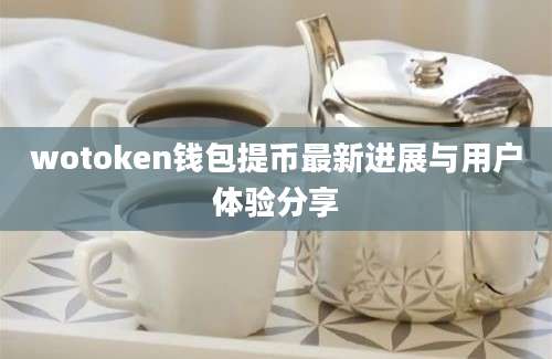 wotoken钱包提币最新进展与用户体验分享