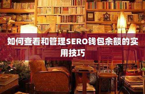 如何查看和管理SERO钱包余额的实用技巧