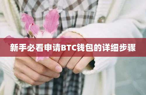 新手必看申请BTC钱包的详细步骤