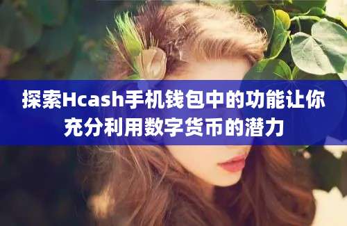 探索Hcash手机钱包中的功能让你充分利用数字货币的潜力